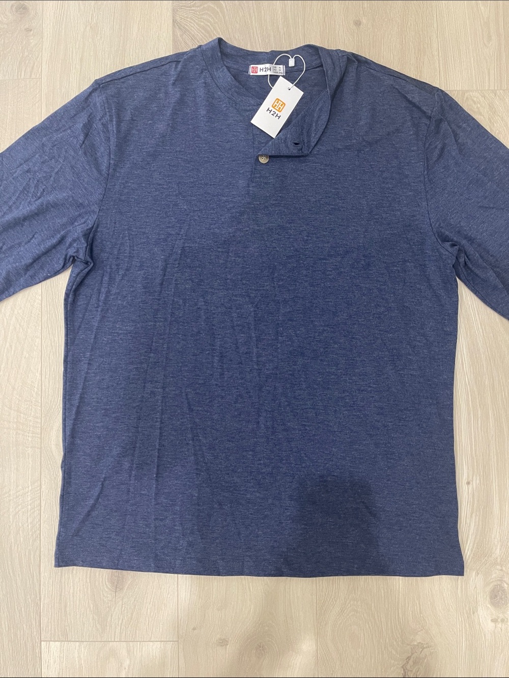 Men’s H&H Navy Short-Sleeve Polo Shirt
